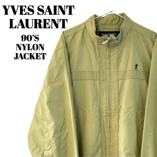 イヴサンローラン(Yves Saint Laurent)の【希少】YVES SAINT LAURENT｜スイングトップ ナイロンジャケット(ブルゾン)