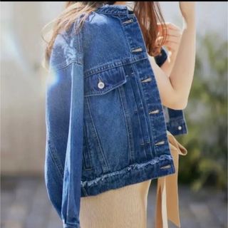 herlipto Belted Denim Mini Dress (S)シャツ