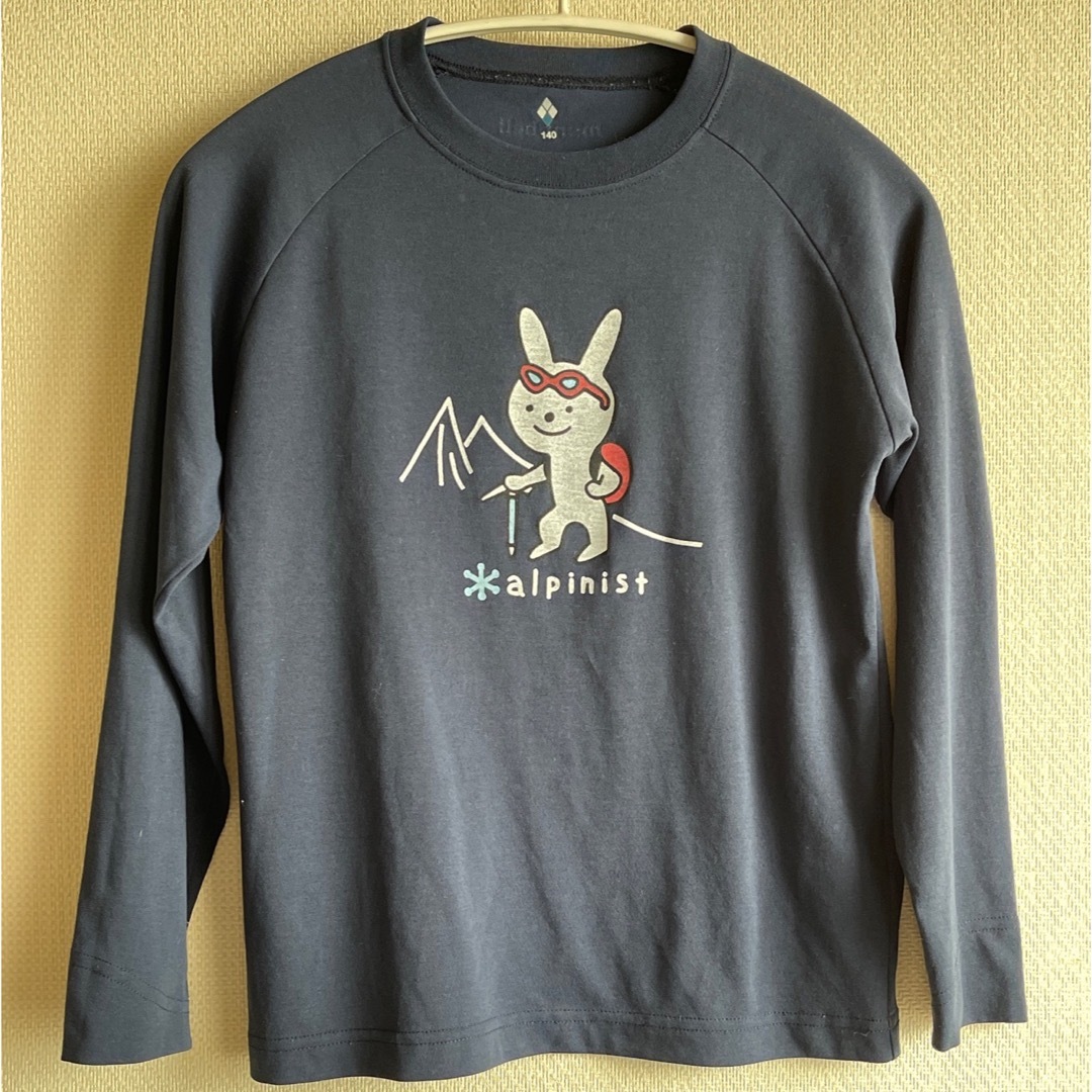 mont bell(モンベル)のmontbell モンベル alpinist ロングTシャツ キッズ/ベビー/マタニティのキッズ服女の子用(90cm~)(Tシャツ/カットソー)の商品写真