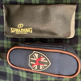 スポルディング(SPALDING)のゴルフ用品(Spaldingサングラス、ゴルフポーチとボール2個(その他)