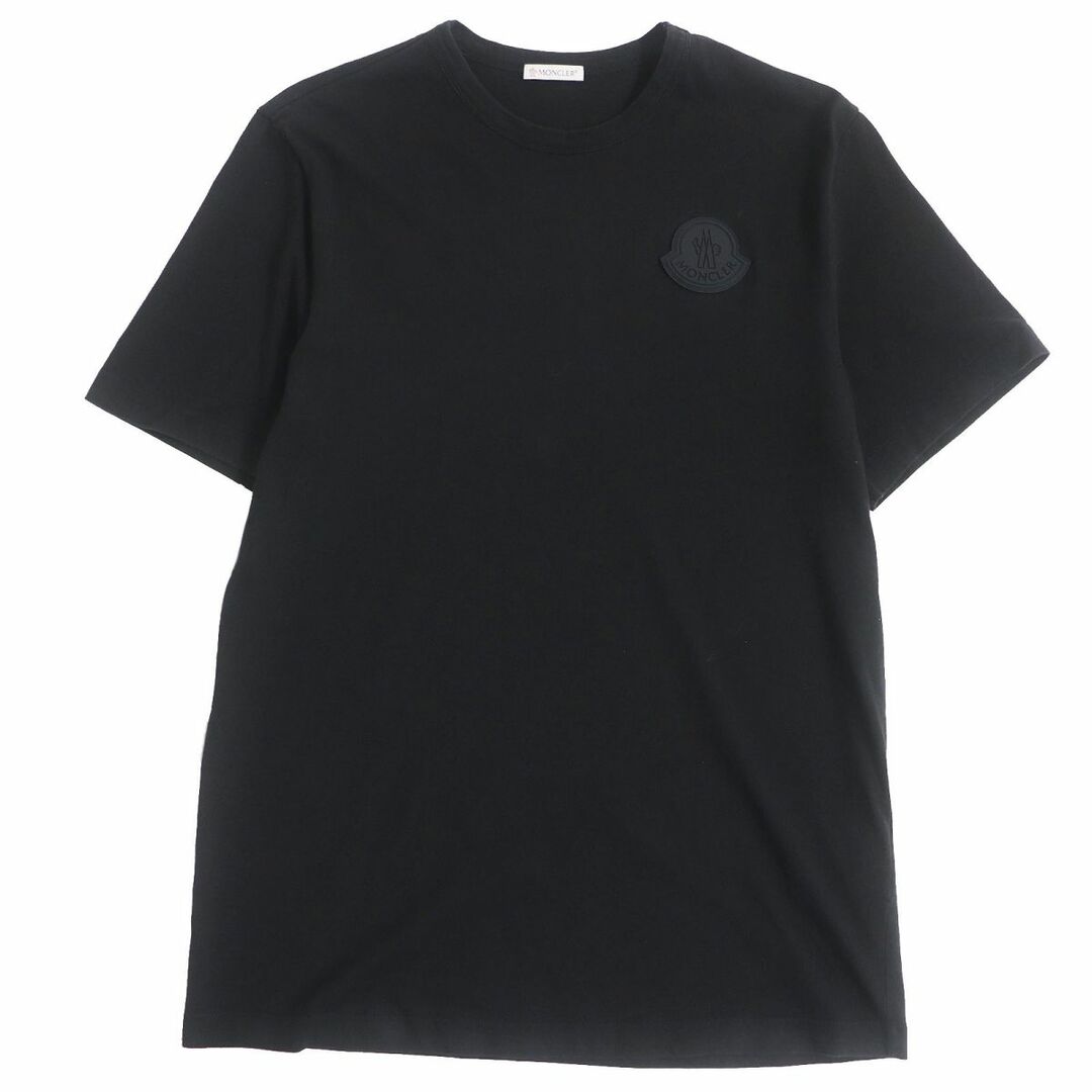 美品□21SS MONCLER/モンクレール MAGLIA T-SHIRT バックエンボスロゴ コットン100％ 半袖Tシャツ/カットソー ブラック  M 正規品 メンズ | フリマアプリ ラクマ