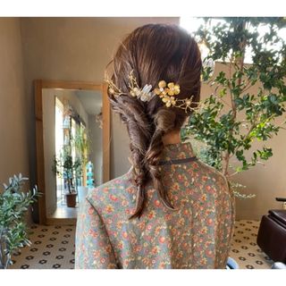 u.couture ヘアアクセサリー ピアス 結婚式 前撮りの通販 by みな's