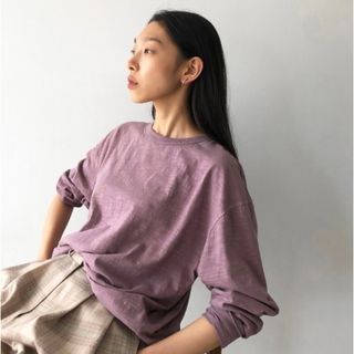 トゥデイフル(TODAYFUL)のSlub Cotton Long T-Shirts(Tシャツ(長袖/七分))