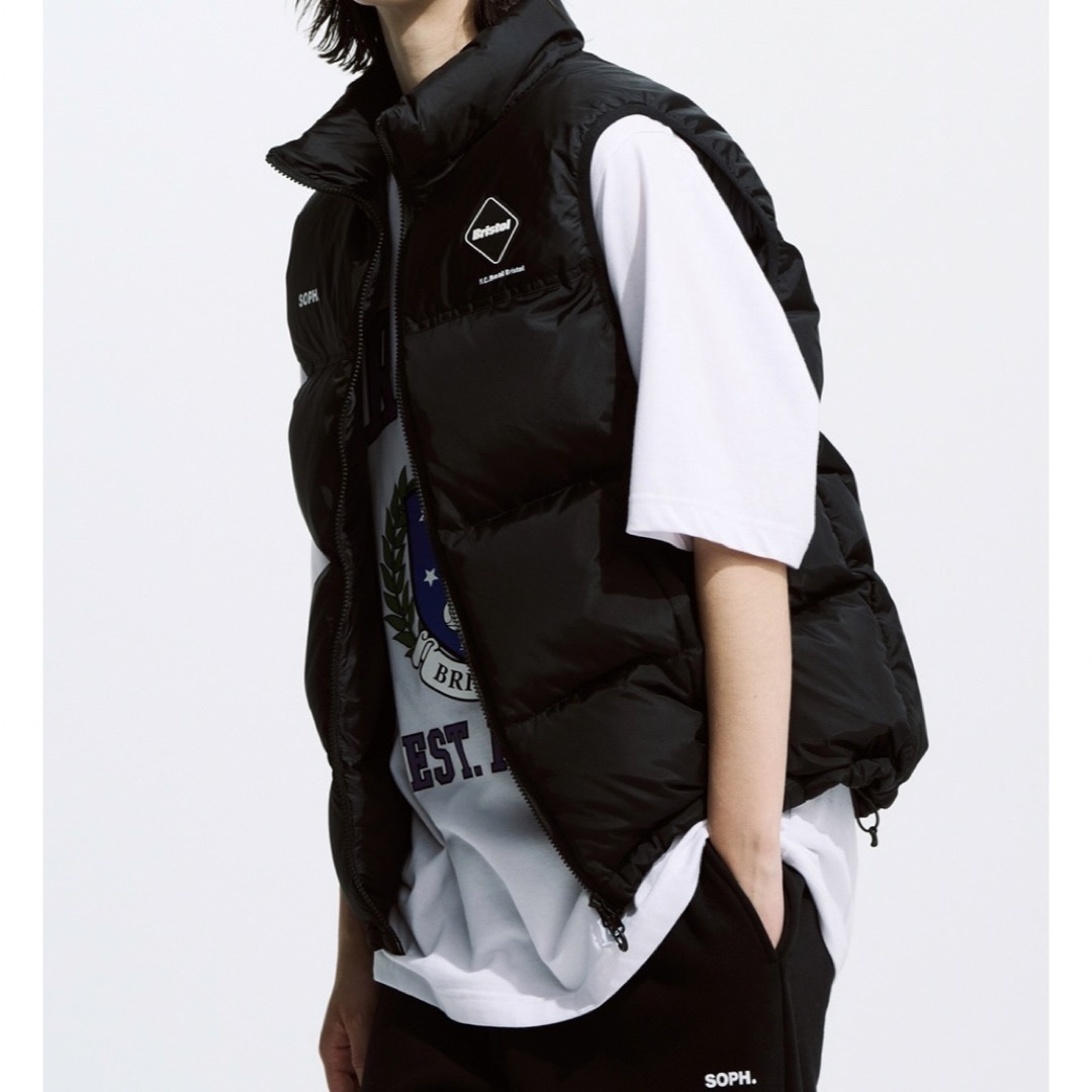 F.C.R.B.(エフシーアールビー)のF.C.Real Bristol  DOWN VEST ダウンベスト FCRB  メンズのジャケット/アウター(ダウンベスト)の商品写真