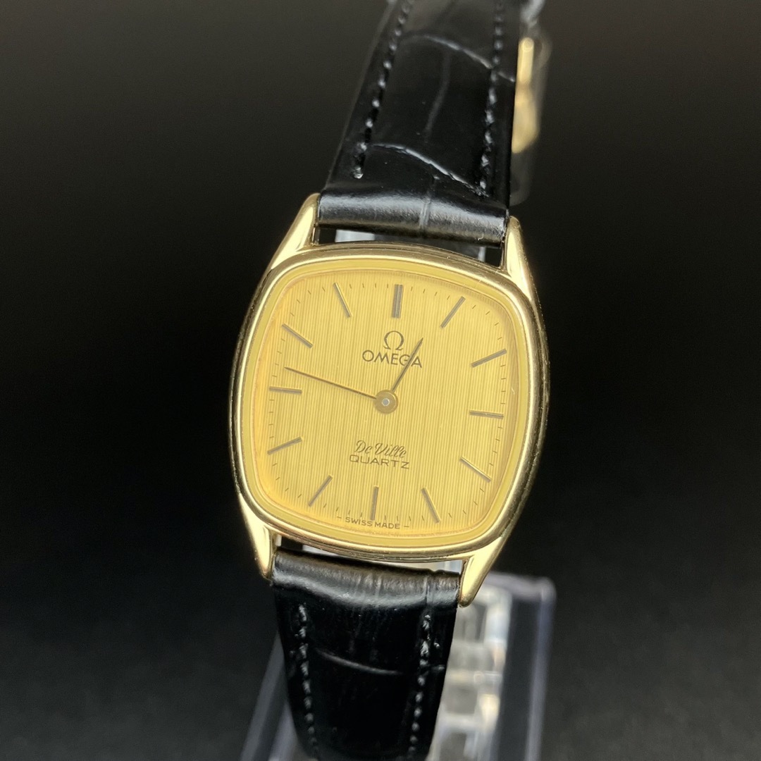 OMEGA - 【美品 正規品】 オメガ 腕時計 ゴールド デビル スクエア
