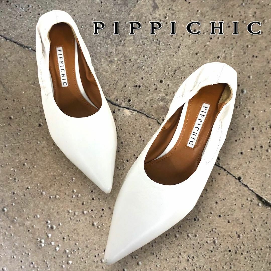 ピッピシック PIPPICHIC スニーカー 厚底 ポインテッドトゥ