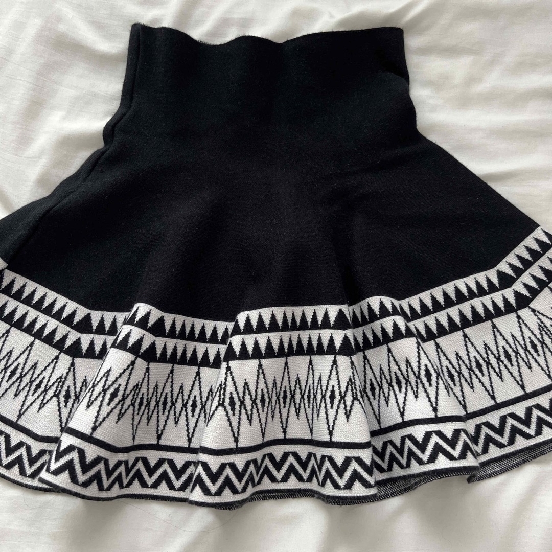 SODA ハイウエストミニニットスカート レディースのスカート(ミニスカート)の商品写真