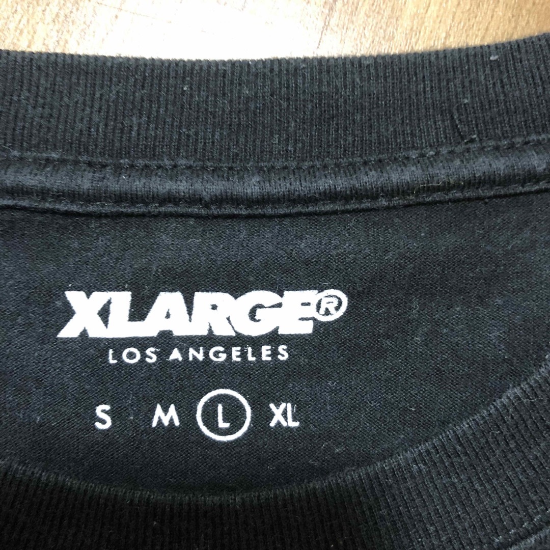 XLARGE(エクストララージ)のXLARGE L半袖Tシャツ黒　ワンポイントゴリラ メンズのトップス(Tシャツ/カットソー(半袖/袖なし))の商品写真