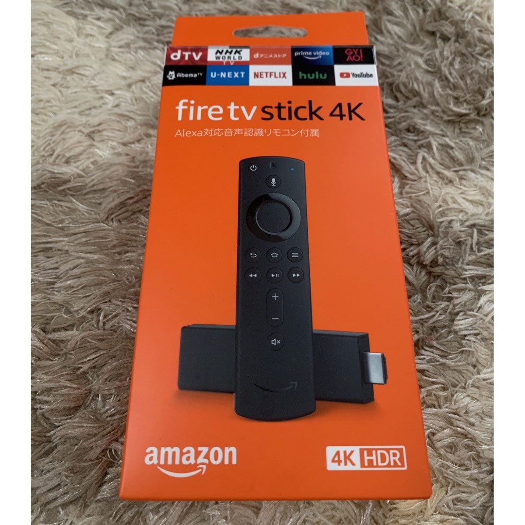 Amazon(アマゾン)のfire tv stick 4K スマホ/家電/カメラのテレビ/映像機器(映像用ケーブル)の商品写真