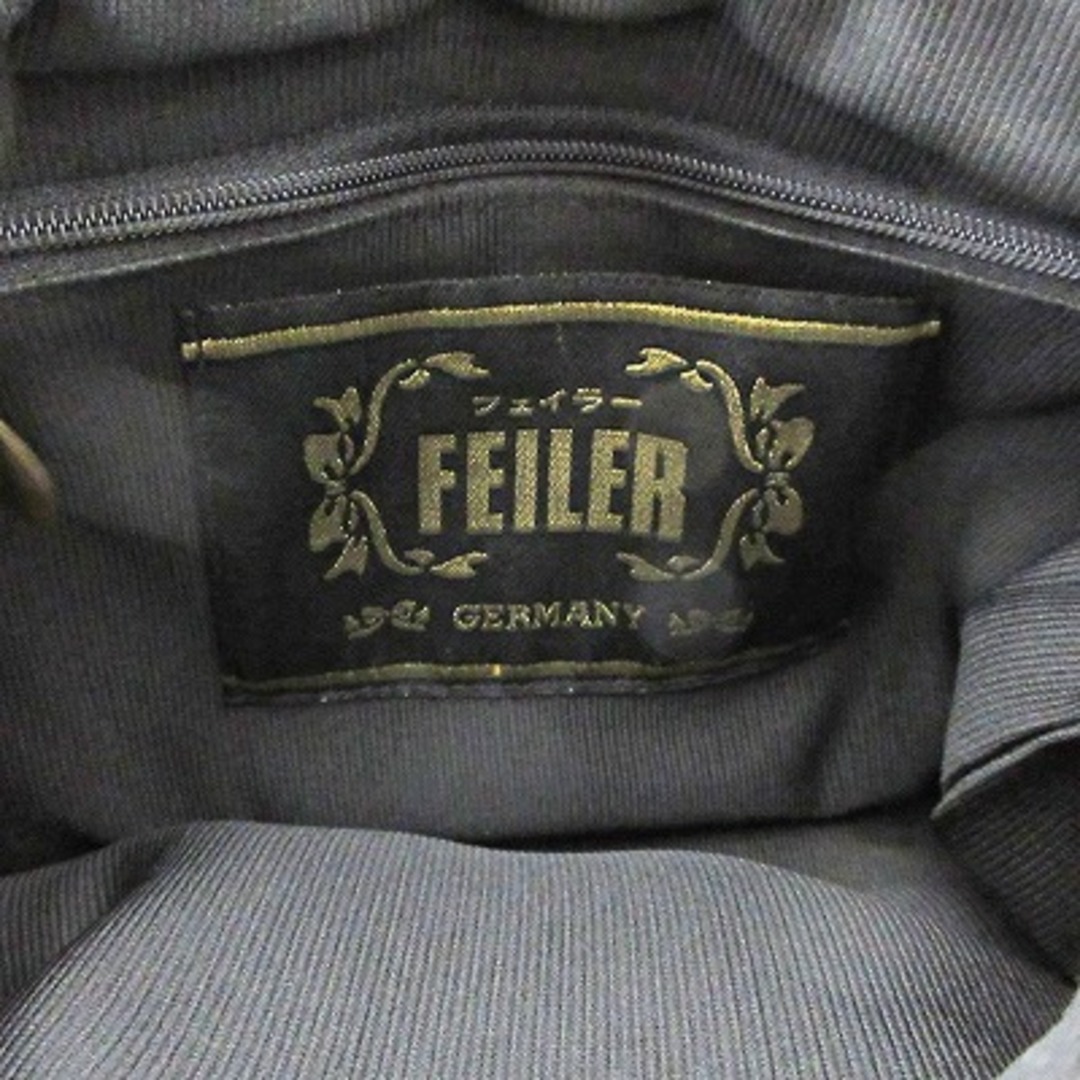 FEILER  黒タオル地バッグ