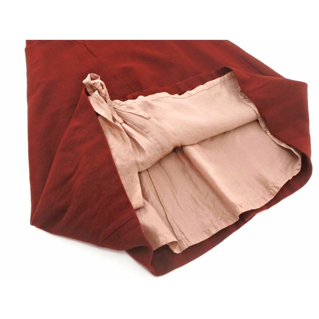 TSUMORI CHISATO(ツモリチサト)のTSUMORI CHISATO ツモリチサト ウール混 Aライン 台形 スカート size1/赤 ◇■ レディース レディースのスカート(ロングスカート)の商品写真