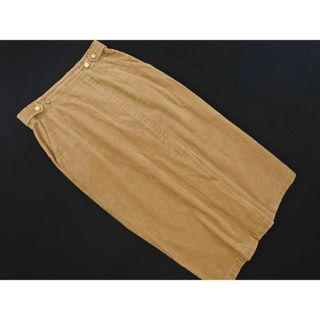 シップス(SHIPS)のSHIPS シップス コーデュロイ ロング タイト スカート size38/ベージュ ◇■ レディース(ロングスカート)