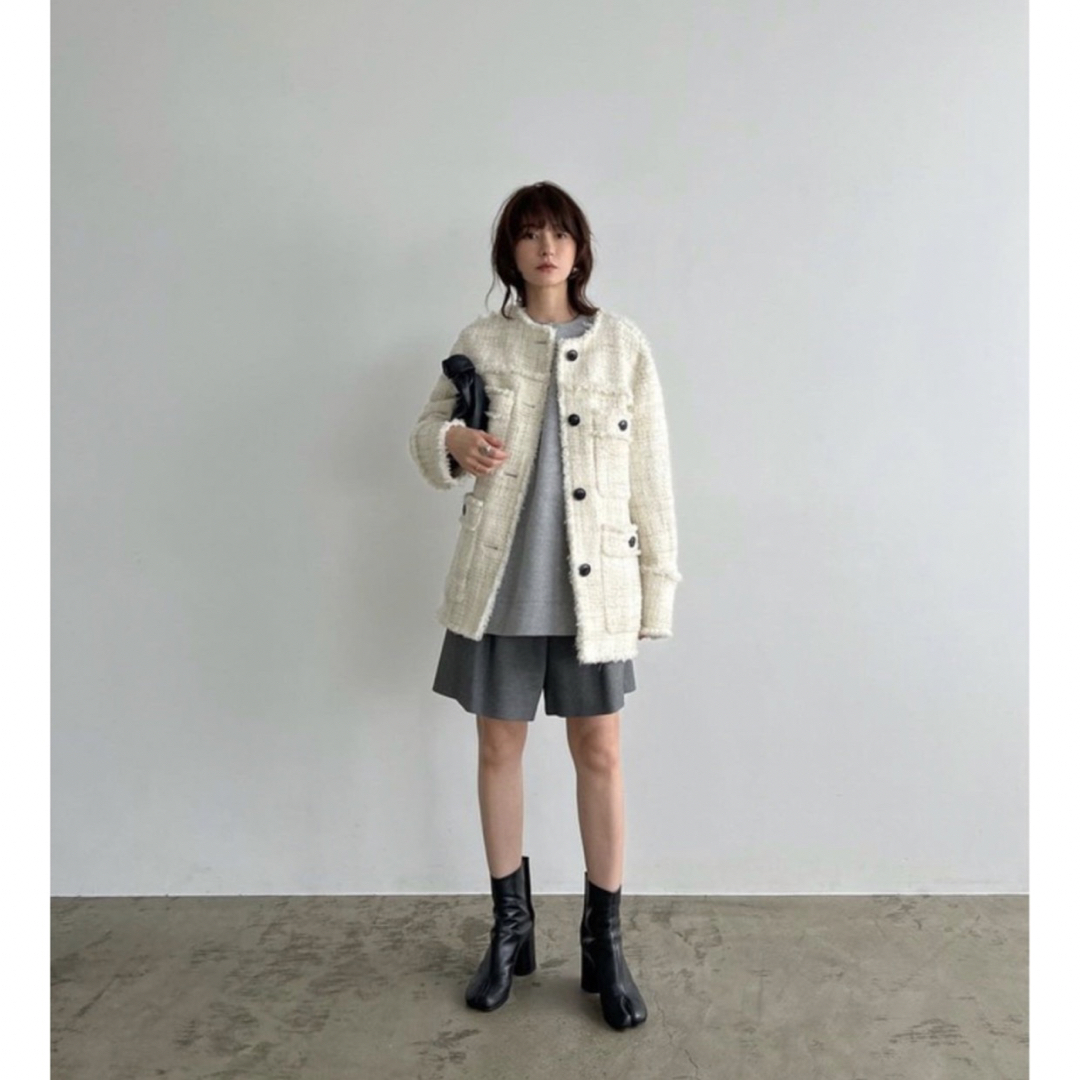CLANE - CLANE NO COLOR TWEED JACKET クラネ コートの通販 by phoo