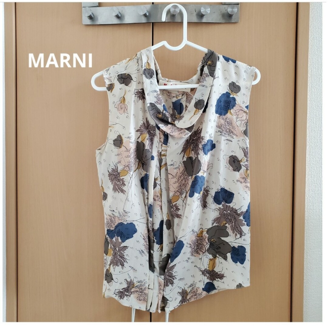 Marni(マルニ)のMARNIシルクブラウス レディースのトップス(シャツ/ブラウス(半袖/袖なし))の商品写真