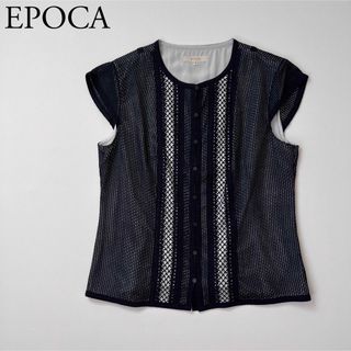 エポカ(EPOCA)の美品　EPOCA エポカ　ノースリーブ　タンクトップ　ブラウス　シャツ(シャツ/ブラウス(半袖/袖なし))