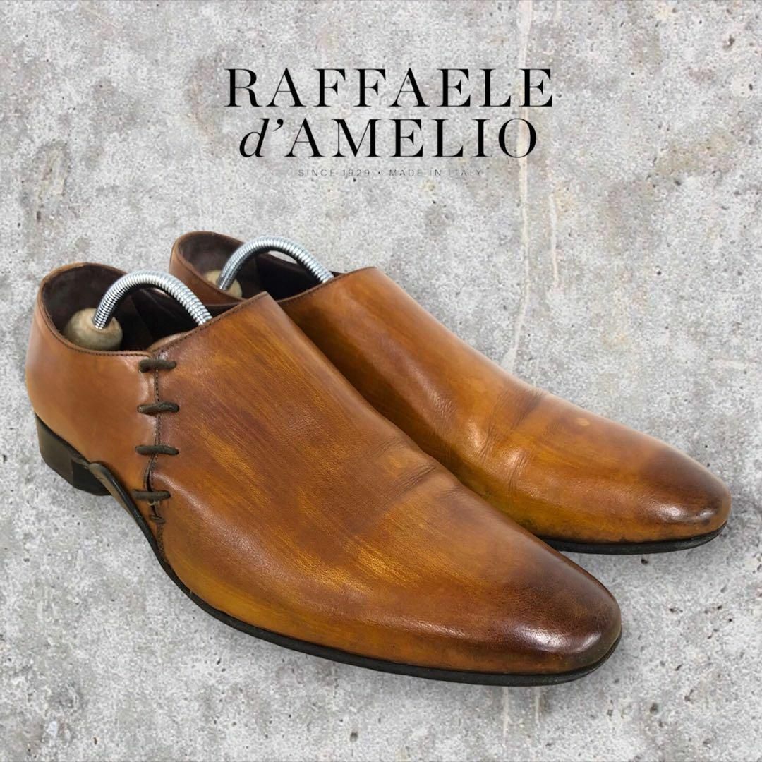 RAFFAELE d'AMELIO オパンケ サイドレース ドレスシューズ 42