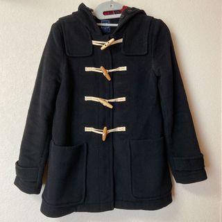 ギャップ(GAP)のGAP ダッフルコート　ブラック(ダッフルコート)