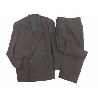 ジュンメン(JUNMEN)のJUNMEN ジュンメン CELINO MODEL ウール100% セットアップ ジャケット パンツ スーツ size上M 下74/茶 ◇■ メンズ(セットアップ)