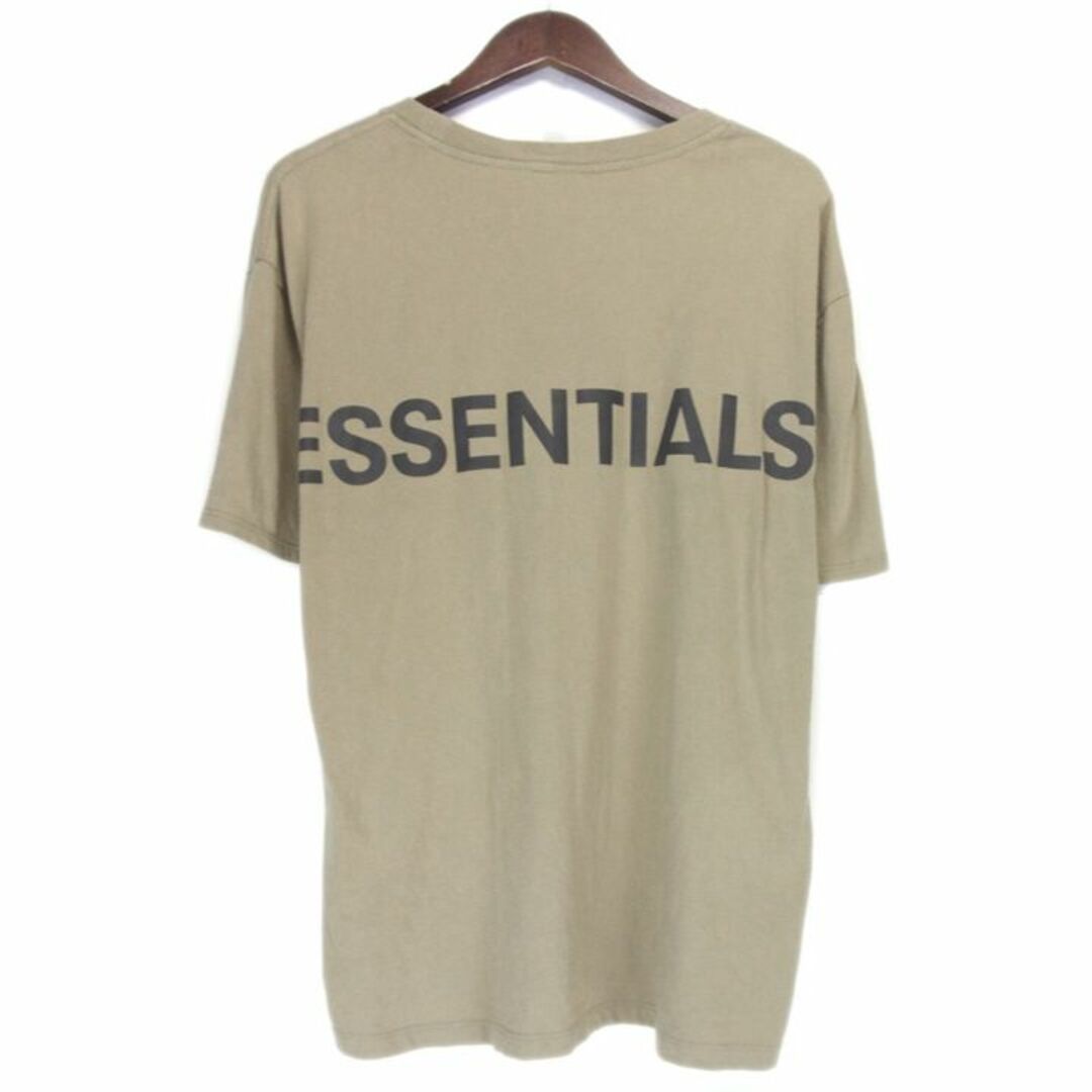 フィア オブ ゴッド エッセンシャルズ FEAR OF GOD ESSENTIALS ■ リフレクティブ バック ロゴ クルーネック 半袖 Tシャツ w15545