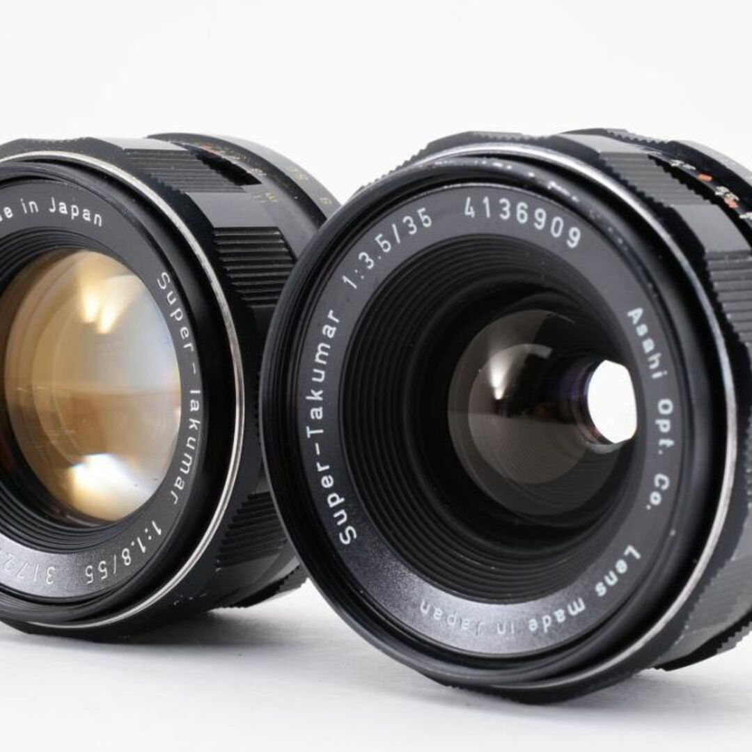 【単焦点レンズ 2点セット】SMC Takumar 55mm 35mm L823