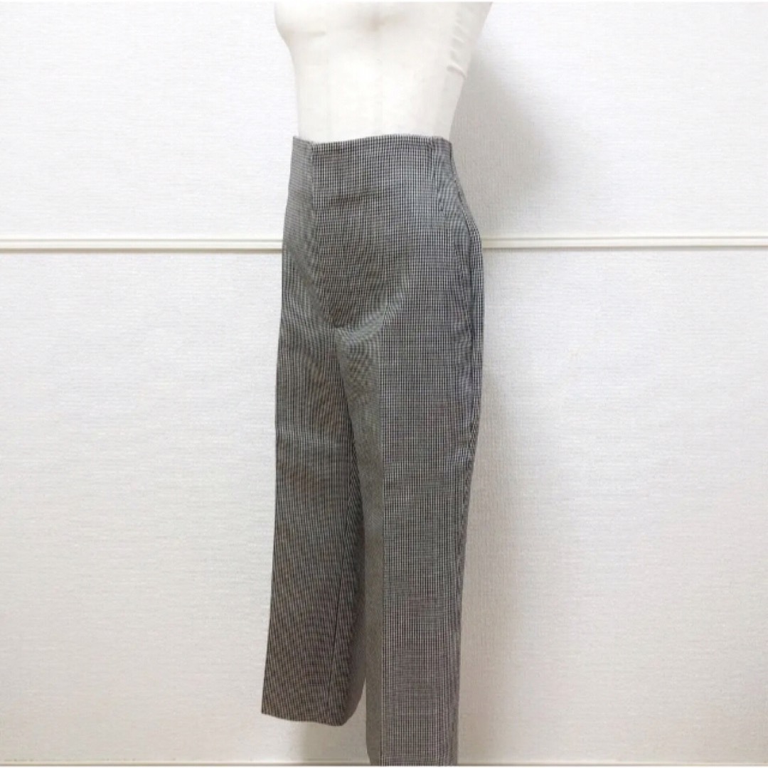 美品 beautiful people ミニ千鳥格子シガレットパンツ