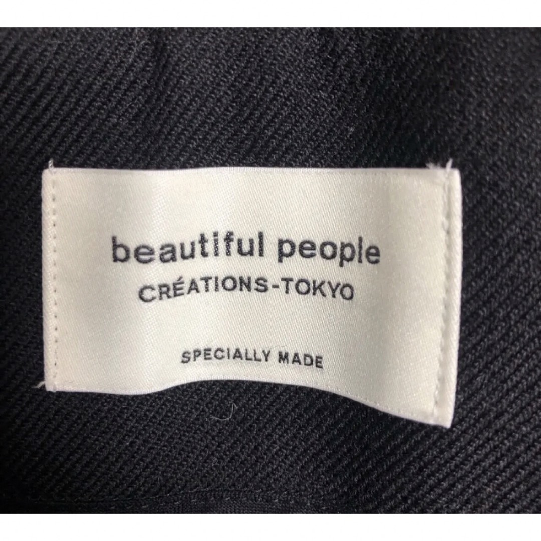 美品 beautiful people ミニ千鳥格子シガレットパンツ