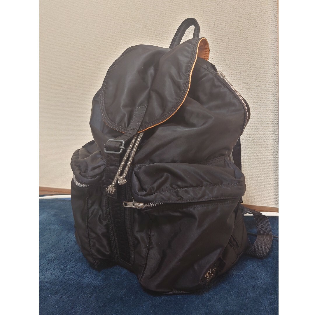 極美品 PORTER PLAN RUCKSACK リュックサック ネイビー A4