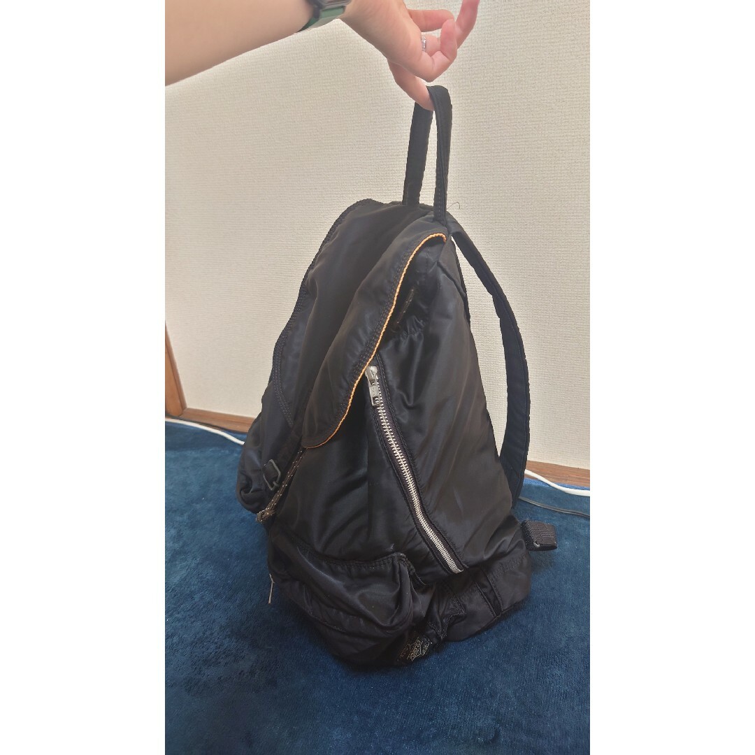 極美品 PORTER PLAN RUCKSACK リュックサック ネイビー A4