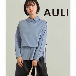 アウリィ(AULI)の【送料無料】AULI アウリィ 2wayシャツトップス ベストセット S(シャツ/ブラウス(長袖/七分))