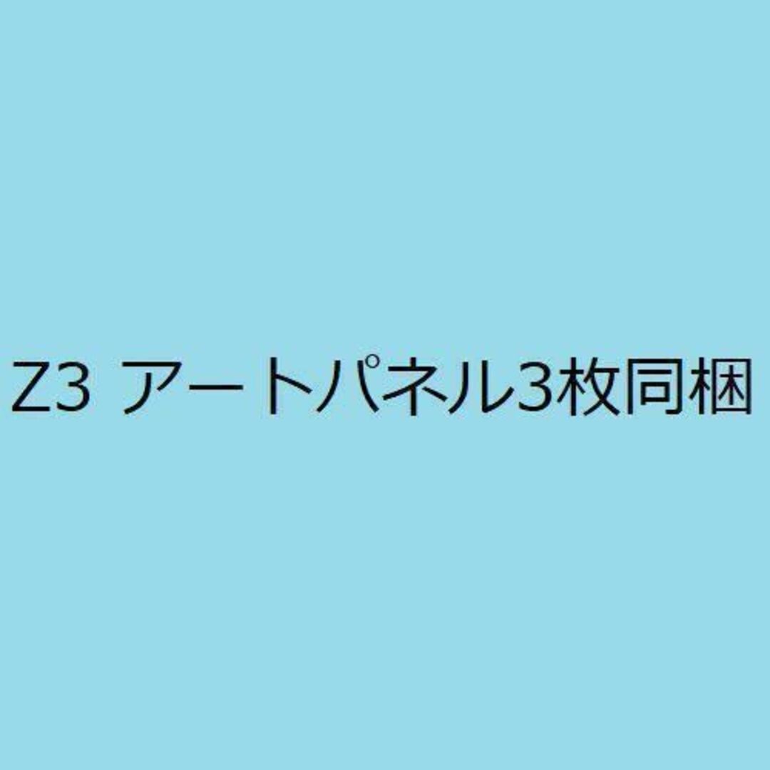 Z3 アートパネル3枚同梱