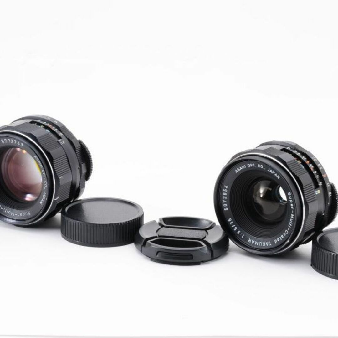 【単焦点レンズ 2点セット】SMC Takumar 55mm 35mm L822