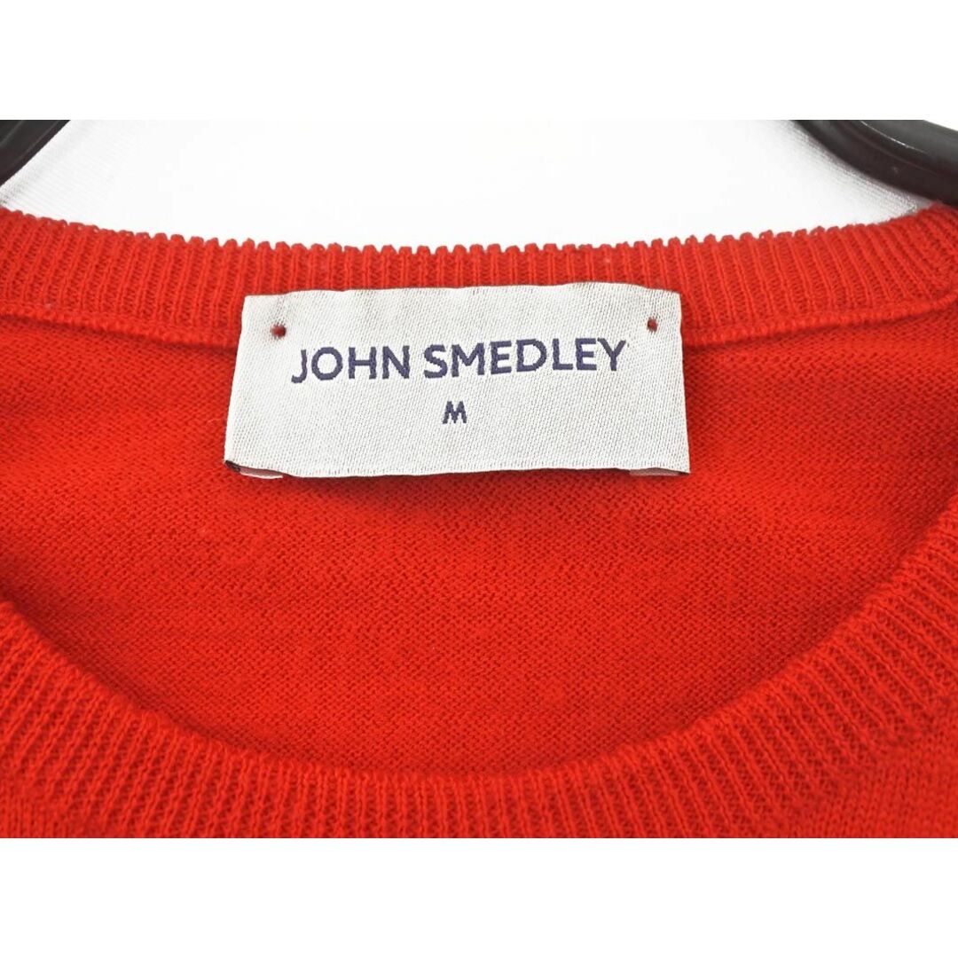 JOHN SMEDLEY ジョンスメドレー ウール100% ニット セーター sizeM/赤 ◇■◎メンズ 9