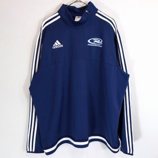 adidas メンズ ロング Tシャツ ビッグシルエットロゴ USA 90s