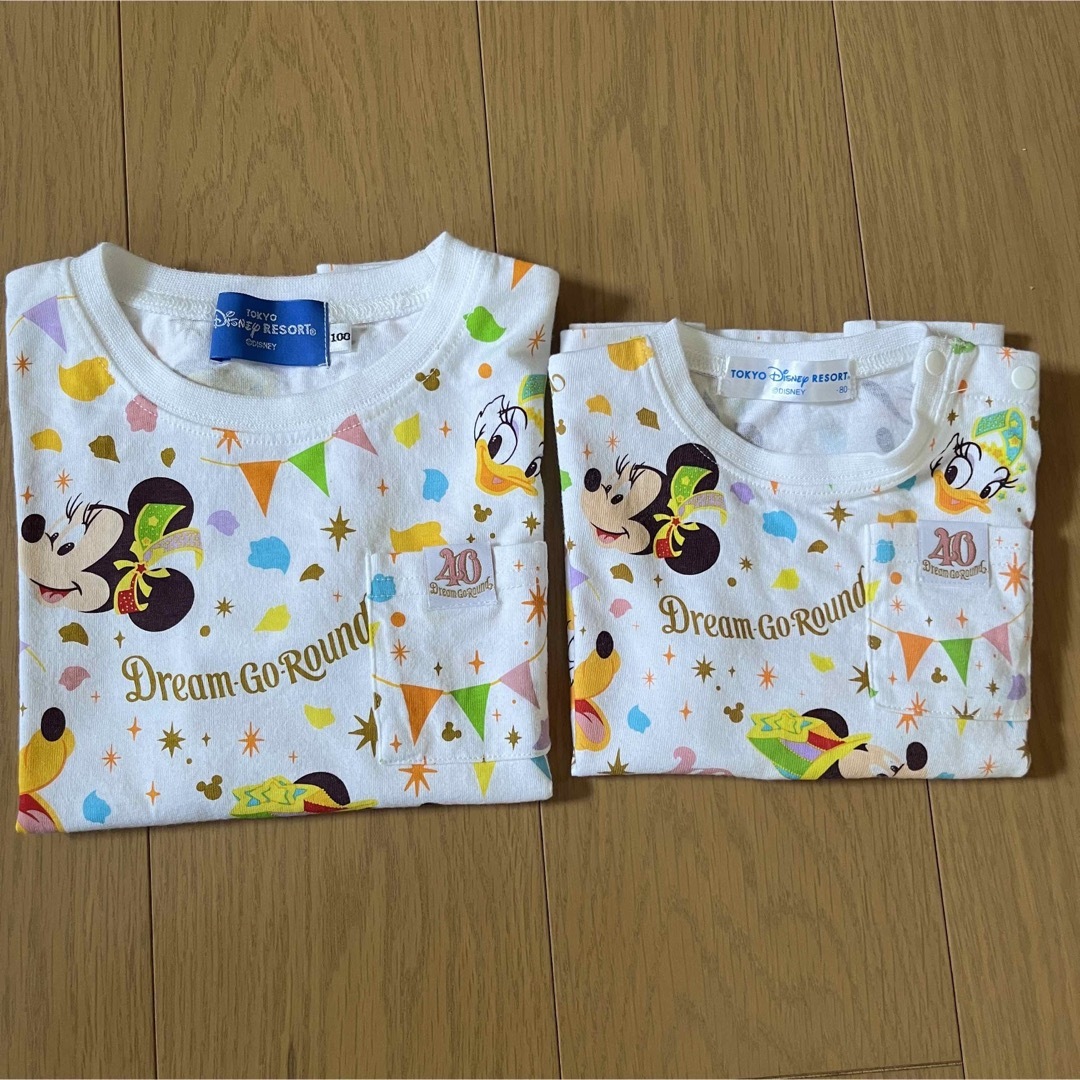 【3点セット】ディズニー　40周年　tシャツ 80 M L