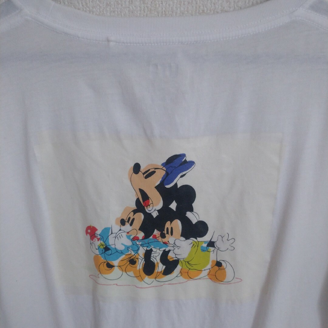 UNIQLO(ユニクロ)のユニクロ UT ディズニー Disney 白 ホワイト Tシャツ 半袖 Mサイズ レディースのトップス(Tシャツ(半袖/袖なし))の商品写真