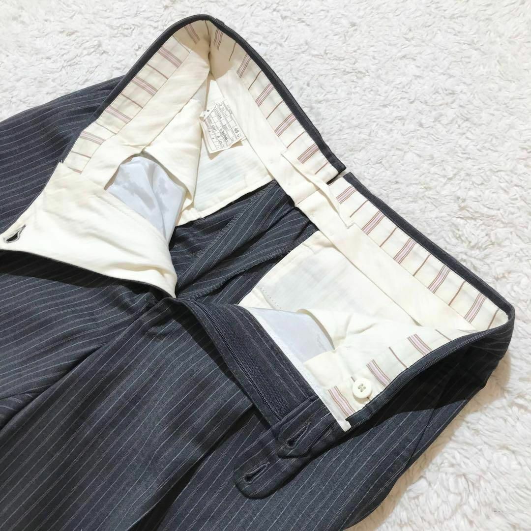 【最高級黒タグ☆未使用級】エルメネジルドゼニア スーツ TROFEO ストライプ