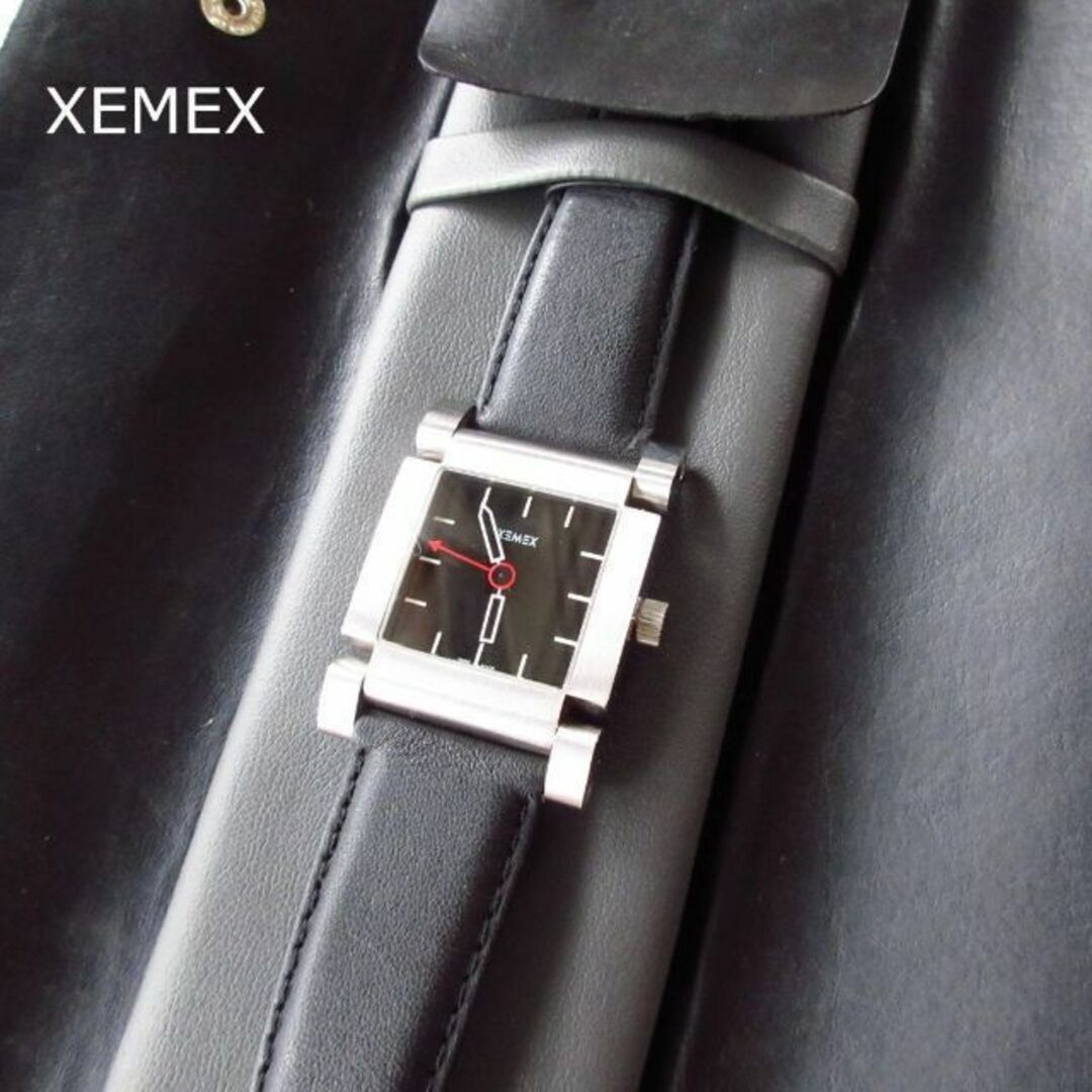 24㎝幅美品 ゼメックス バックスケルトン 裏透け 自動巻き 腕時計 ウォッチ