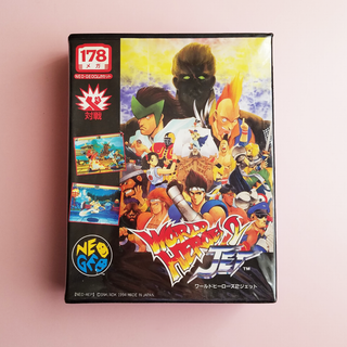 NEOGEO   中古品NEOGEOワールドヒーローズ2JET 当時物・希少