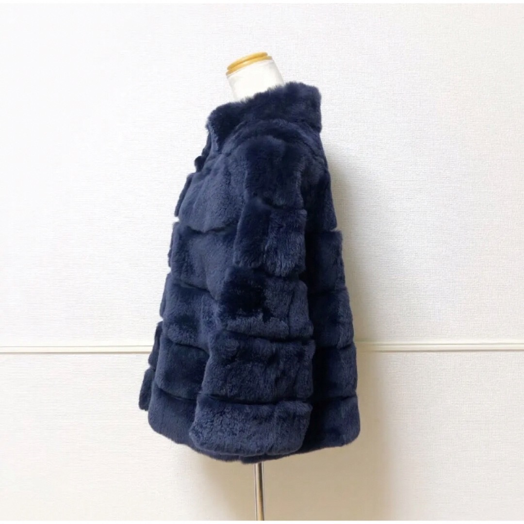 美品 Unaca 【GLOW 1月号掲載】ラビットファーショートコート 美品 Unaca 【GLOW 1月号掲載】ラビットファーショートコート