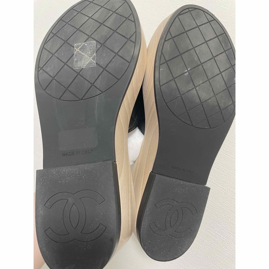CHANEL シャネル サンダル ブラック 39 CHANEL シャネル サンダル ブラック 39