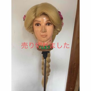 ラプンツェル ウィッグ  三つ編み 長さ短め(ウィッグ)