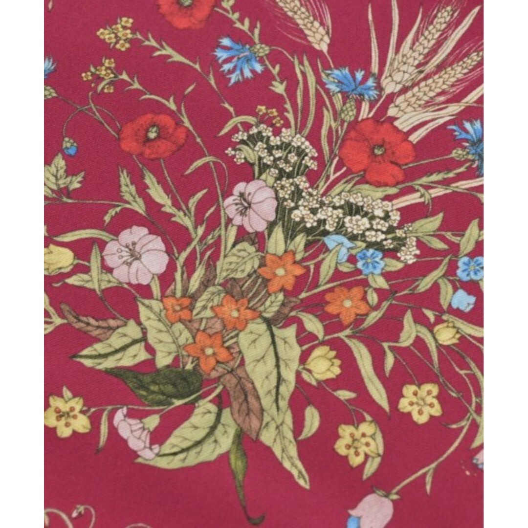 Gucci - GUCCI グッチ ストール - 赤系xベージュ系x緑等(総柄) 【古着