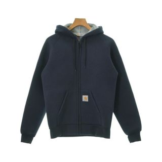 カーハート(carhartt)のCarhartt カーハート パーカー S 紺 【古着】【中古】(パーカー)