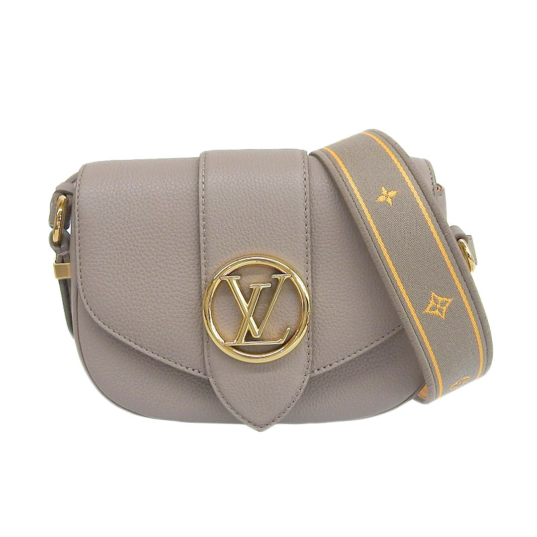 ルイヴィトン LOUIS VUITTON ポンヌフ ソフトPM ショルダーバッグ レザー グレージュ M58728 美品 新入荷 LV1430