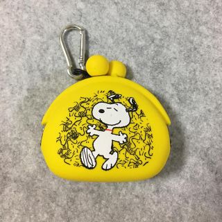 スヌーピー(SNOOPY)のスヌーピー シリコン がま口 ミニポーチ(コインケース)