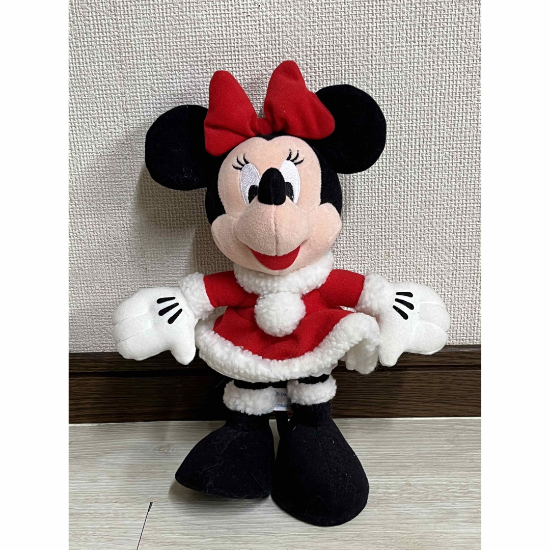 【美品】ディズニー　ミニーマウス　クリスマスverぬいぐるみ | フリマアプリ ラクマ