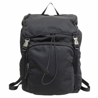 プラダ(PRADA)のプラダ PRADA バックパック リュックサック ナイロン キャンバス ブラック 中古 新入荷 OB1556(バッグパック/リュック)