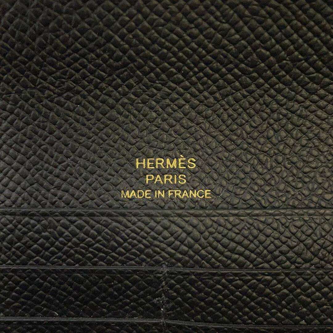 Hermes - エルメス 長財布 シェーヌダンクル トゥーゴー ブラック