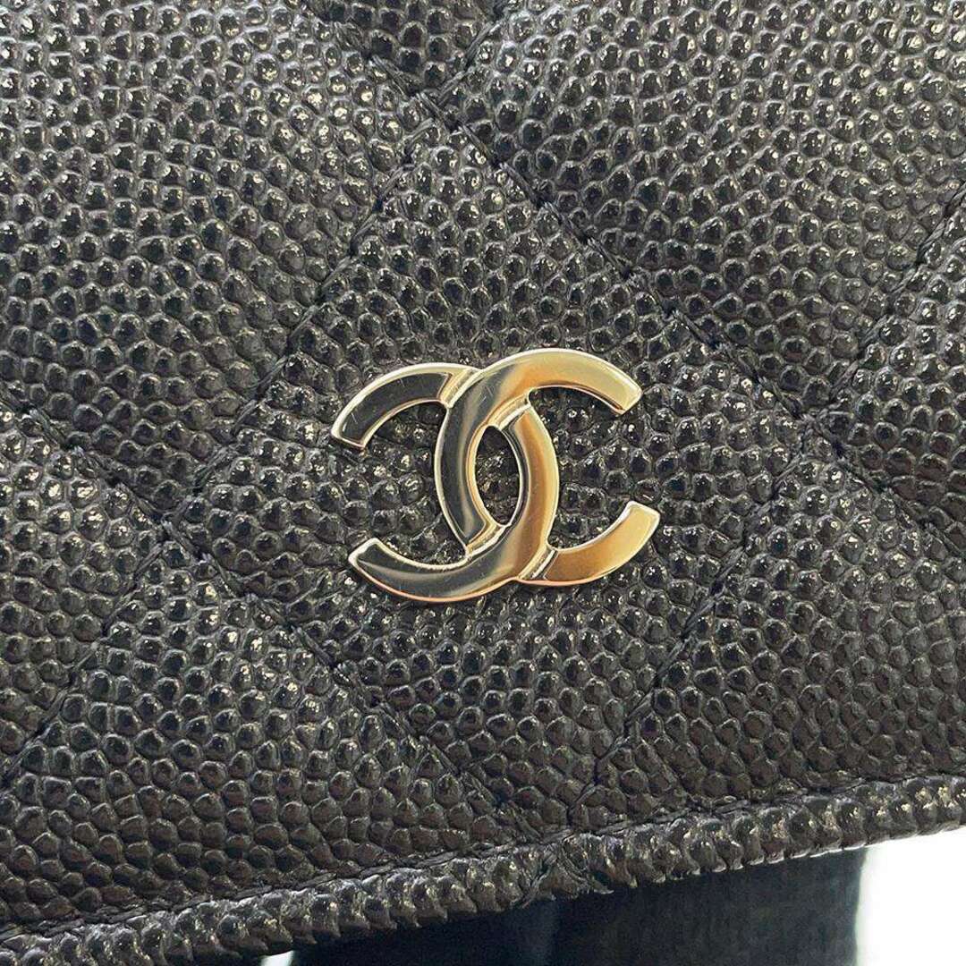 CHANEL - シャネル 二つ折り財布 ココマーク マトラッセ クラシック