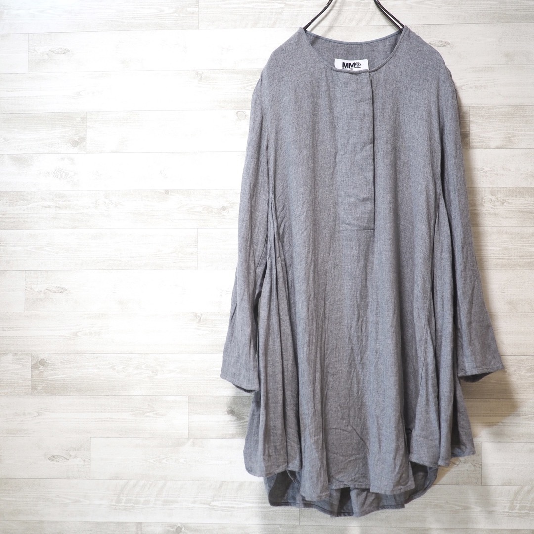 MM6 14AW チュニックドレス-Grey/40